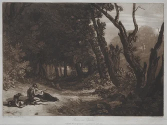 Liber Studiorum: Procris and Cephalus
