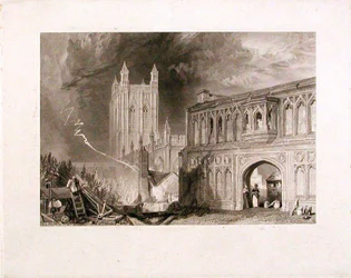 Malvern Abbey and Gate