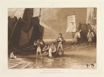 Marine Dabblers (Liber Studiorum, part VI, plate 29)