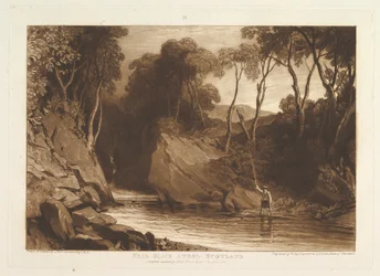 Near Blair Athol, Scotland Liber Studiorum, Part VI, Plate 30