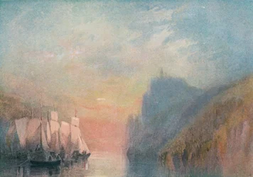 On the Rhine, c1825