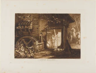 Pembury Mill, Kent, plate 12 from Liber Studiorum