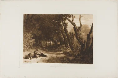 Procris and Cephalus, Plate 41 from Liber Studiorum
