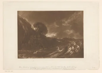 Stormy Landscape with Flood and Drowning People (The Deluge)