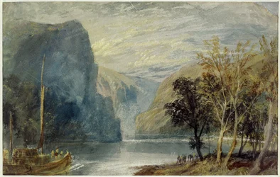 The Lorelei rock, 1817