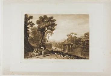 The Woman and Tambourine, plate 3 from Liber Studiorum