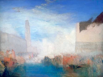 Venice, the Piazzetta with the Ceremony of the Doge Marrying the Sea