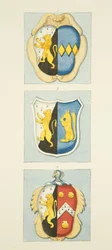 3 Coats-of-Arms on Monuments in St James