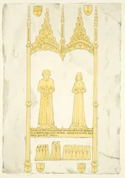 Brass of John and Johanna Jay in St Mary Redcliffe