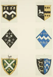 Monumental coats of arms in St Michael