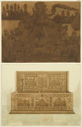 Old Oak Chest in the Orphan Asylum, Hook