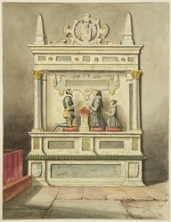 Sir Charles Somerset, his lady and daughter
