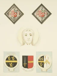 Stained Glass, Escutcheons and Coats-of-Arms in St Peter