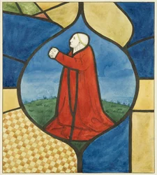 Stained glass in St Mark