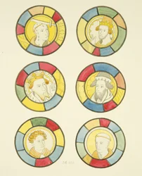 Stained Glass in North Window of the Nave of St Mary Redcliffe