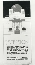 Poster Advertising Secession Exhibition of Austrian Artists, 1898