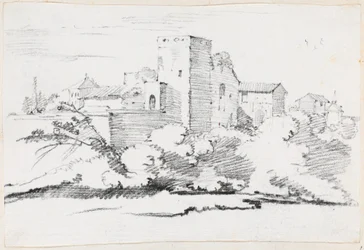 Buildings behind the Vatican