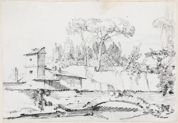 View of the Prato of the Villa Borghese