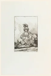 The Black Sultana, Plate 28 from the Series The Sultan