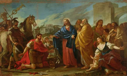 The Centurion Kneeling at the Feet of Christ or, Jesus Healing the Son of an Officer, 1752