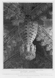 Roslyn Chapel, View of a Pendant and Groins at the East End