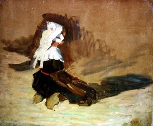 The Kneeling Breton Girl