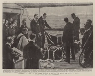 A Funeral at Sea, an Incident During a Voyage to India on Board a Liner