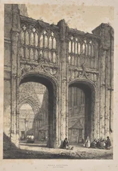 Architecture of the Middle Ages: Rouen Cathedral, North Entrance