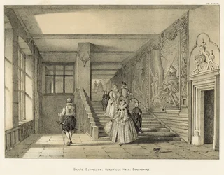 Grand Staircase, Hardwicke Hall, Derbyshire