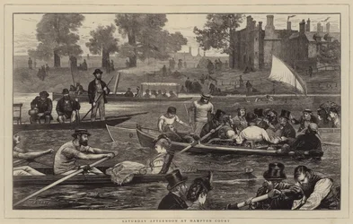 Saturday Afternoon at Hampton Court