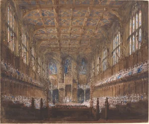 The State Opening of Parliament in the Rebuilt House of Lords