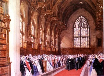 View of Westminster Hall (Interior)