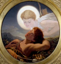 The Dream of Latmos, Evocation of the Myth of Endymion