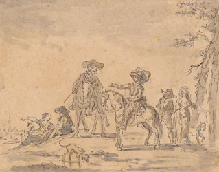 Meeting of Two Riders