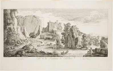 View of the Fountain of Vaucluse