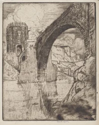 Arch of Bridge of Alcantara