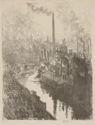English War Work: The Great Chimney, The Motor Park