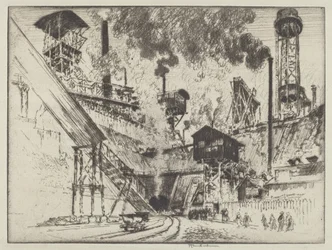 Mouth of the Mine, Ruhrort near Oberhausen