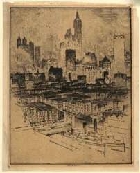 New York from Brooklyn Bridge