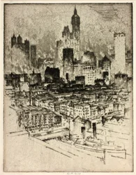 New York, from Brooklyn Bridge