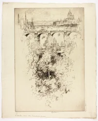 Over Waterloo Bridge, Church and Work