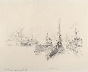Submarines in Port