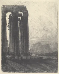 Temple of Jupiter, Evening