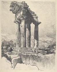 The Columns of Castor and Pollux, Girgenti, 1913