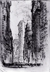 The Stock Exchange by Joseph Pennell