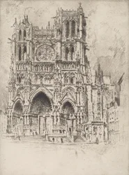 The West Front, Amiens, 1907