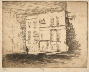 The White House: etching