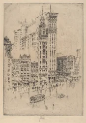 Union Square, Rainy Day