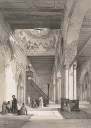 Interior, Mosque of Ibn Tulun, 1843