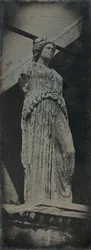 Caryatid, Erechtheion, Athens, 1842